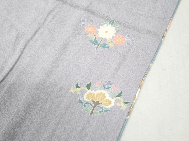 平和屋着物●訪問着 吉祥花唐草文 金彩 正絹 逸品 CABB4600yc