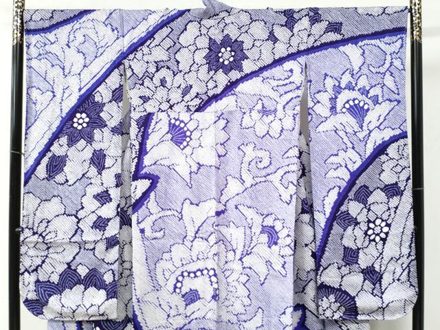 平和屋着物●豪華振袖 総絞り 更紗花唐草文 正絹 逸品 未使用 CABB4675yc