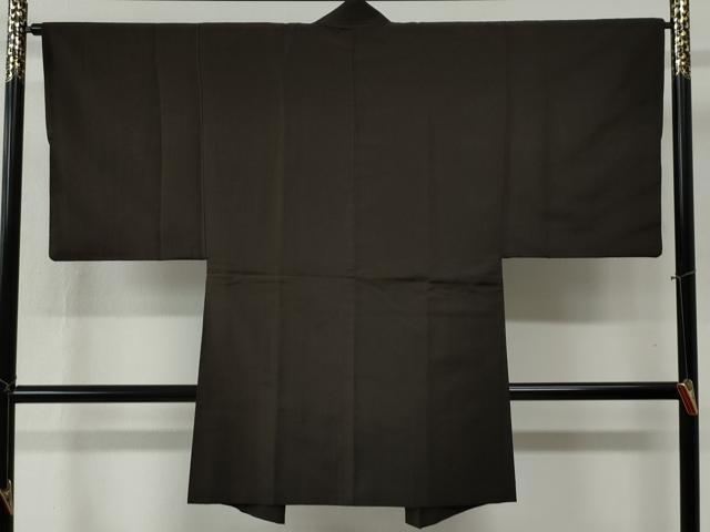 平和屋着物●男性 紬 アンサンブル 縞 正絹 逸品 CABB4703yc