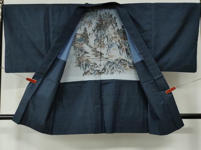 平和屋着物●男性 本場大島紬 アンサンブル 100亀甲 総詰め 正絹 逸品 CABB4711yc