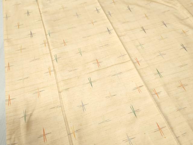 平和屋着物●上質な紬 吉祥文 高島屋金ラベル 正絹 逸品 CABB4730yc