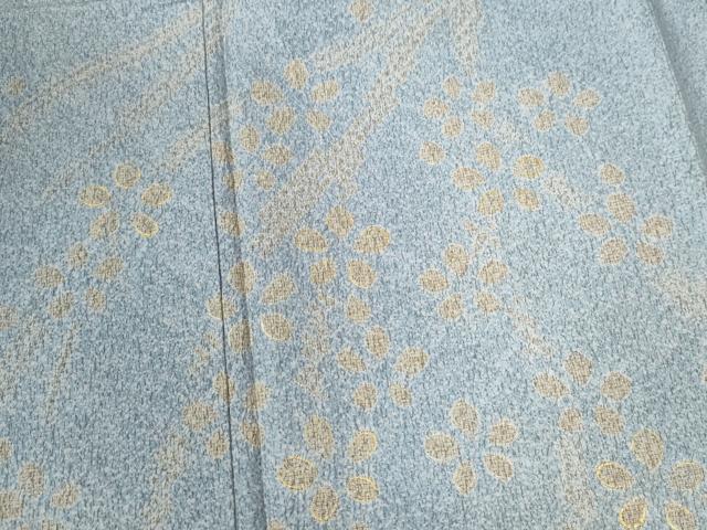 平和屋着物●訪問着 本場染大島紬 枝花文 金彩 正絹 逸品 CABB4767yc