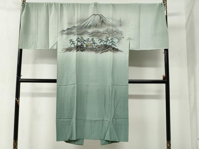 平和屋着物●男性 本場大島紬 アンサンブル・長襦袢セット 100亀甲 総詰め キングサイズ 正絹 逸品 未使用 CABB4768yc