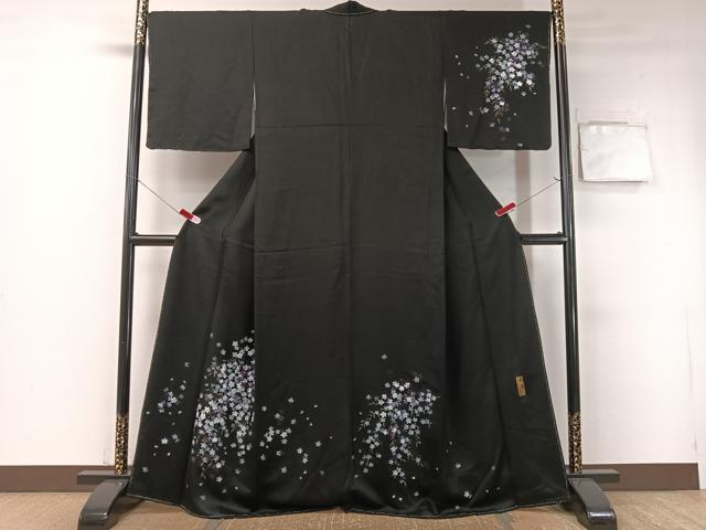 平和屋着物○ユネスコ世界遺産表現作家 白川丈山 訪問着 手描き 舞桜