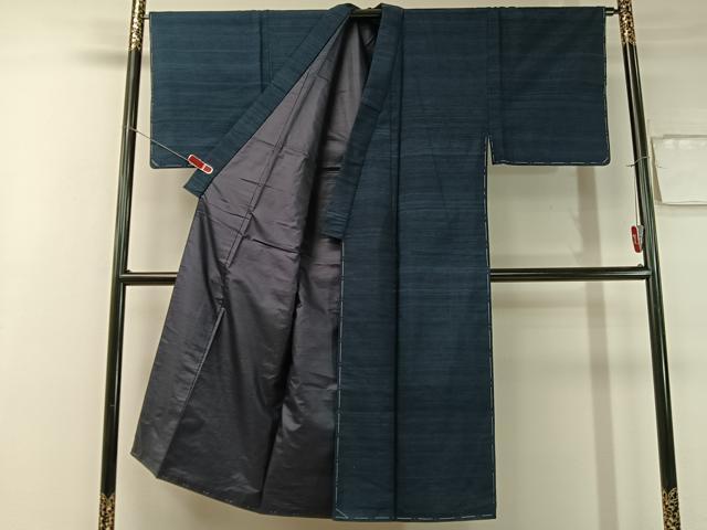 平和屋着物●男性 紬 アンサンブル 霞文 正絹 逸品 未使用 CABB4957vp