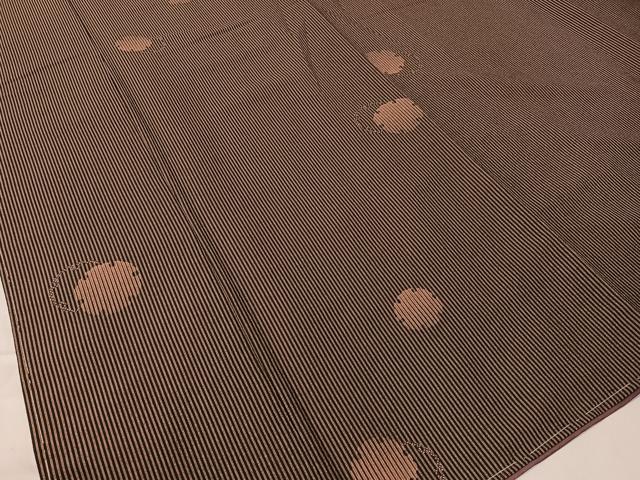 平和屋着物●小紋 雪輪重ね 洗える着物 未使用 CABB5039vp