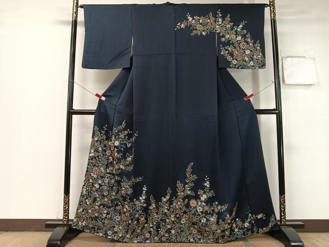 平和屋着物●訪問着 更紗文 金彩 正絹 逸品 CABB5044vp