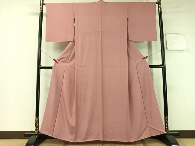 平和屋着物●江戸小紋 行儀 落款有り 正絹 逸品 CABB5057vp