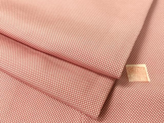 平和屋着物●江戸小紋 行儀 落款有り 正絹 逸品 CABB5057vp