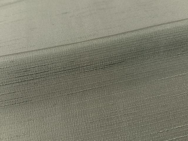 平和屋着物●男性 紬・羽織・長襦袢セット 着物:灰色 羽織:墨色 正絹 逸品 CABB5060vp