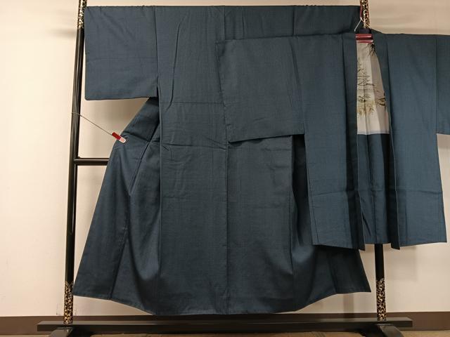 平和屋着物○男性 紬 アンサンブル 100亀甲 正絹 逸品 DAAP1164ic 平和