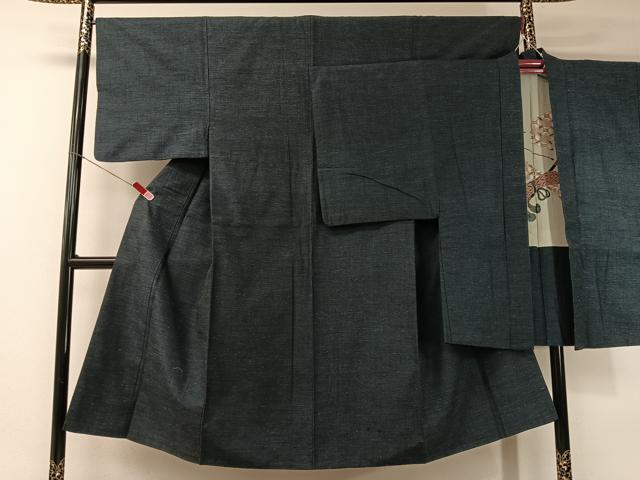 平和屋着物●男性 紬 アンサンブル 霞文 正絹 逸品 CABB5080vp