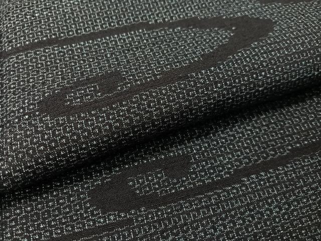 平和屋着物●結城紬 100亀甲 流水文 伊勢丹扱い 正絹 逸品 CABB5101vp