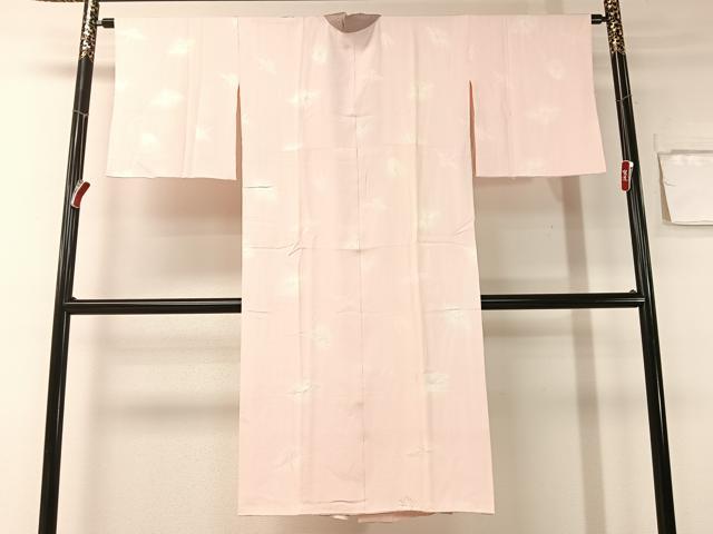平和屋着物●長襦袢 袷 絞り 折り鶴 暈し染め 半衿刺繍 正絹 逸品 未使用 CABB5129vp