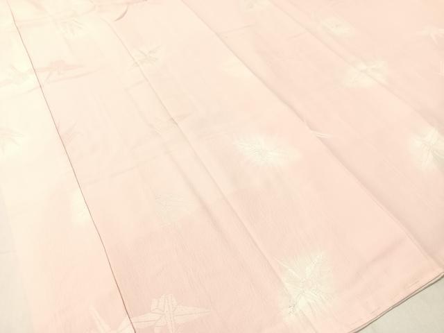 平和屋着物●長襦袢 袷 絞り 折り鶴 暈し染め 半衿刺繍 正絹 逸品 未使用 CABB5129vp