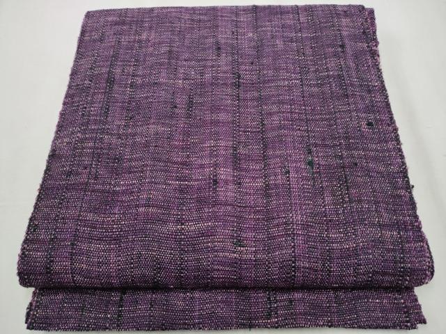 平和屋着物●九寸名古屋帯　紬地　手織　本真綿　風景文　正絹　逸品　DAAY0425ob 平和屋着物○九寸名古屋帯 紬地 手織 本真綿 風景文 正絹