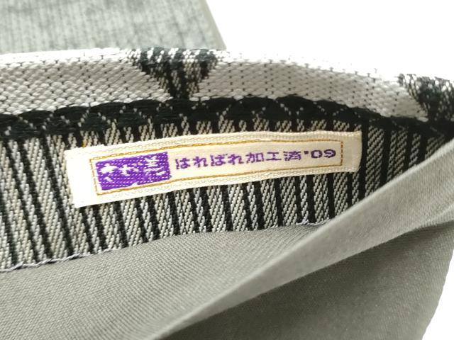 平和屋着物●六通柄袋帯 鱗文様 さが美扱い 正絹 逸品 CABB5978hy