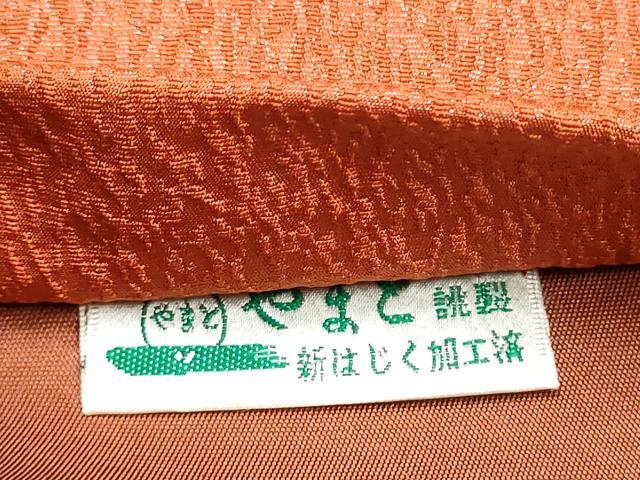 平和屋着物●中国三大刺繍 相良刺繍 太鼓柄袋帯 絞り 流水舞桜文 銀通し地 やまと誂製 正絹 逸品 CABB5989hy