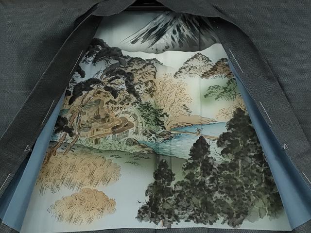 平和屋着物●男性 本場大島紬 アンサンブル 100亀甲 総詰め 正絹 逸品 未使用 CABB6087ut