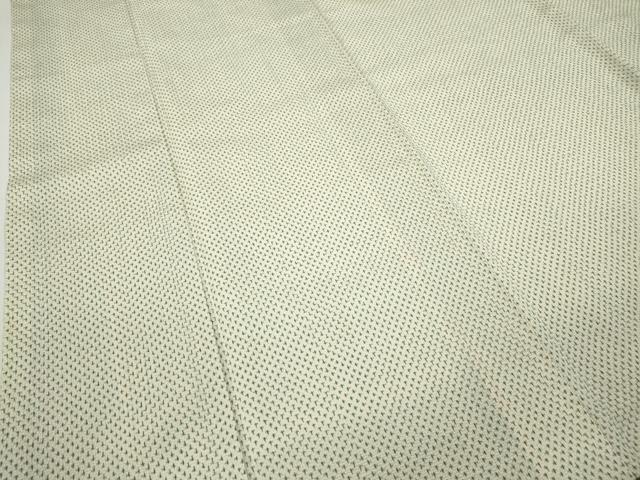 平和屋着物●本塩沢 十字絣 正絹 逸品 CABB6201ut