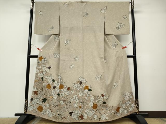 平和屋着物●訪問着　辻が花　暈し染め　金彩　正絹　逸品　CABB6210ut 平和屋着物○訪問着 辻が花 暈し染め 金彩 正絹 逸品 CABB6210ut