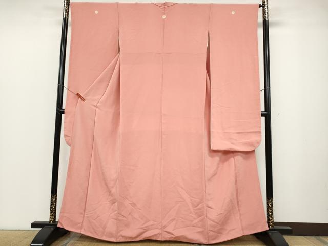 平和屋着物●豪華振袖 薄紅色 鬼しぼ縮緬 正絹 逸品 CABB6238ut
