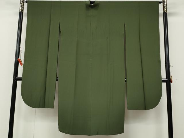 平和屋着物●振袖用長襦袢 無双仕立て 岩井茶色 正絹 逸品 CABB6257ut