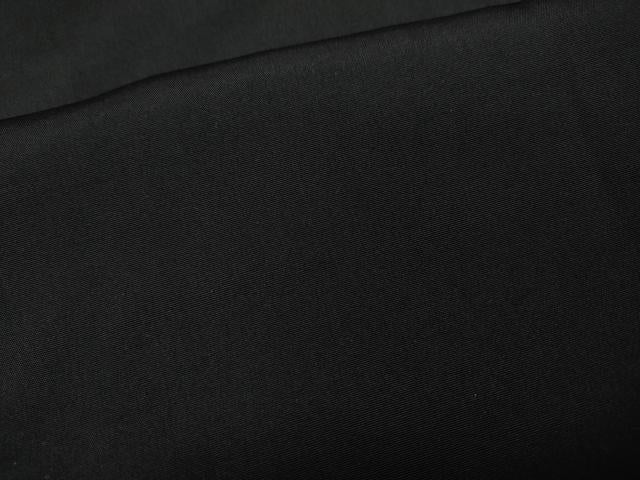 平和屋着物●男性 黒紋付 羽織セット 羽裏:風景文 正絹 逸品 CABB6348ut