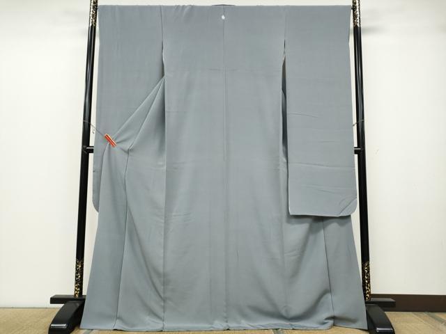 平和屋着物●豪華振袖 作家物 灰青色 正絹 逸品 CABB6364ut