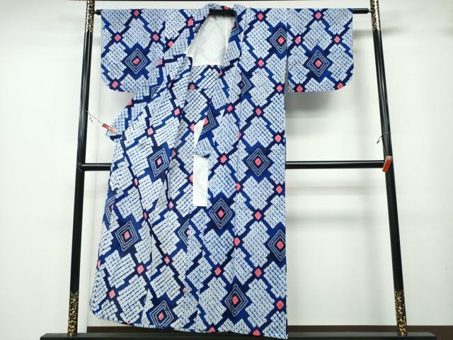 平和屋着物∴夏物 浴衣 有松鳴海絞り 松川菱 綿 逸品 CABB6402ng