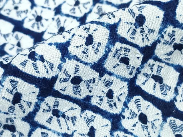 平和屋着物∴夏物 浴衣 有松鳴海絞り 蜘蛛絞り 綿 逸品 CABB6765ng