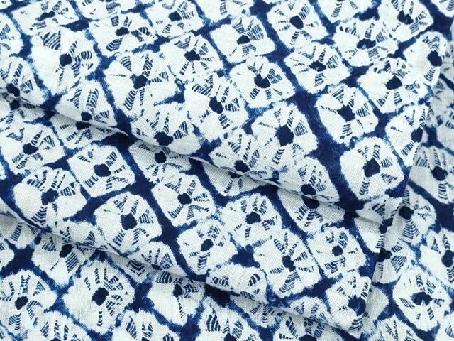平和屋着物∴夏物 浴衣 有松鳴海絞り 蜘蛛絞り 綿 逸品 CABB6765ng