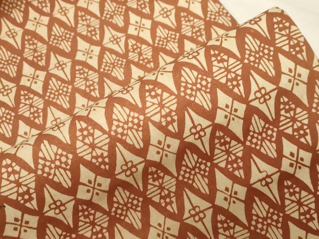 平和屋着物●全通柄九寸名古屋帯 吉祥花文 正絹 逸品 CABB7212dy