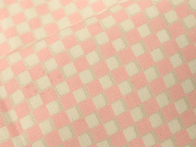 平和屋着物■長襦袢 袷 市松文様 正絹 逸品 CABB7391dy