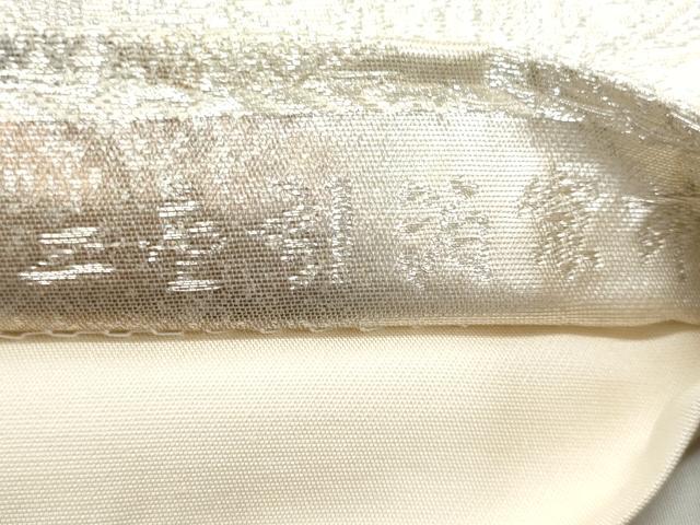 平和屋着物◎六通柄袋帯 籬草木文 京洛錦 二重引箔 正絹 逸品 CABB7899fb