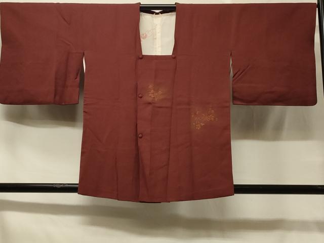 平和屋着物#中国三大刺繍 スワトウ刺繍 総刺繍 道行コート 蜀江花唐草文 暈し染め 金彩 正絹 逸品 CABB8089in