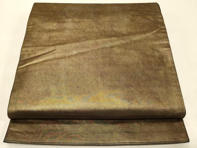 平和屋着物◎六通柄袋帯 霞文 引箔 正絹 逸品 CABB8327in