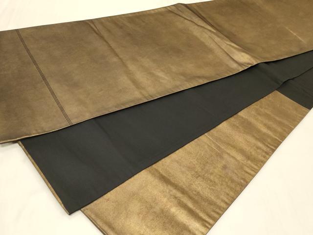 平和屋着物◎六通柄袋帯 霞文 引箔 正絹 逸品 CABB8327in