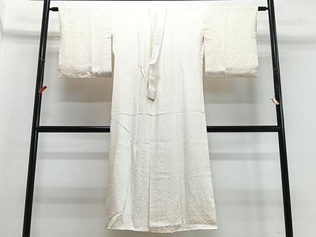 平和屋着物■長襦袢 袷 紗綾型地紋 正絹 逸品 CABB8935xe