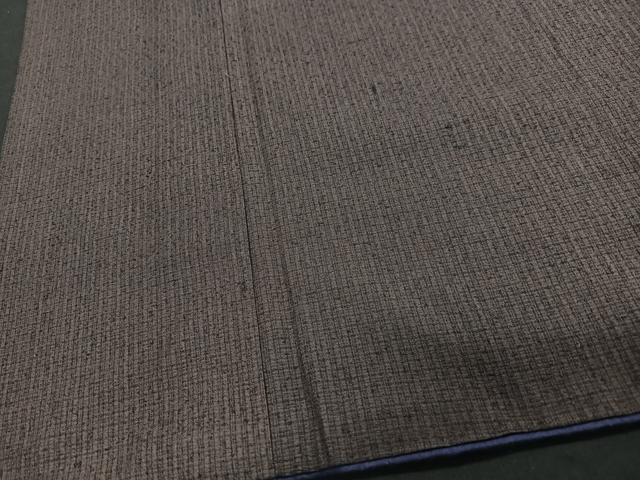 平和屋着物■男性 紬 霞文 藍鉄色 正絹 逸品 CABB9140xe