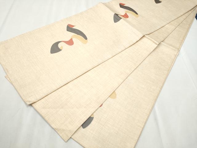 平和屋着物●名門木屋太 今河織物 六通柄袋帯 抽象文 正絹 逸品 CABB9245hy