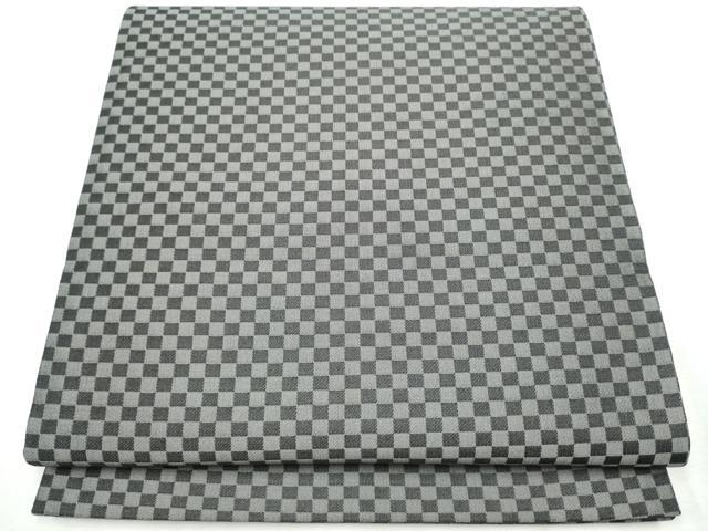 平和屋着物●全通柄袋帯 市松文様 正絹 逸品 CABB9257hy
