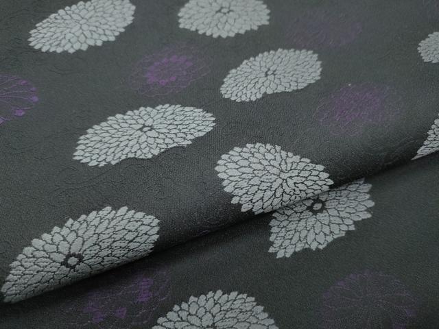 平和屋着物●六通柄 京袋帯 菊 正絹 逸品 CABB9313hy