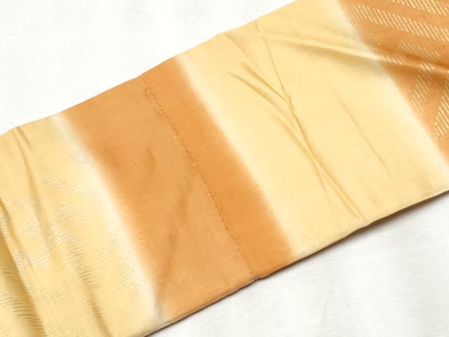 平和屋着物●アンティーク 大正ロマン 九寸名古屋帯 雲龍 金銀糸 正絹 逸品 CABB9361hy