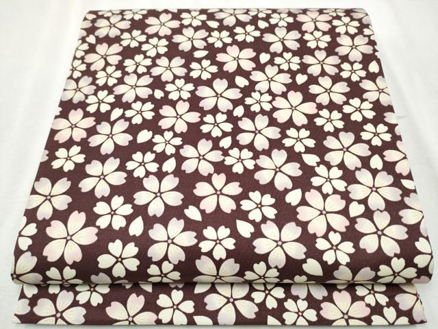 平和屋着物●両面 全通柄袋帯 舞桜文 正絹 逸品 CABB9522hy