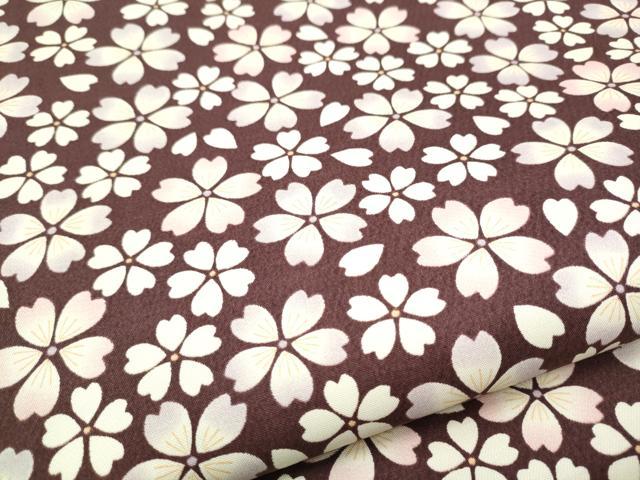平和屋着物●両面 全通柄袋帯 舞桜文 正絹 逸品 CABB9522hy