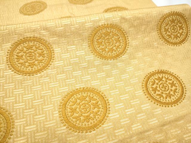 平和屋着物●六通柄 本袋帯 名物糸屋 正絹 逸品 CABB9542hy