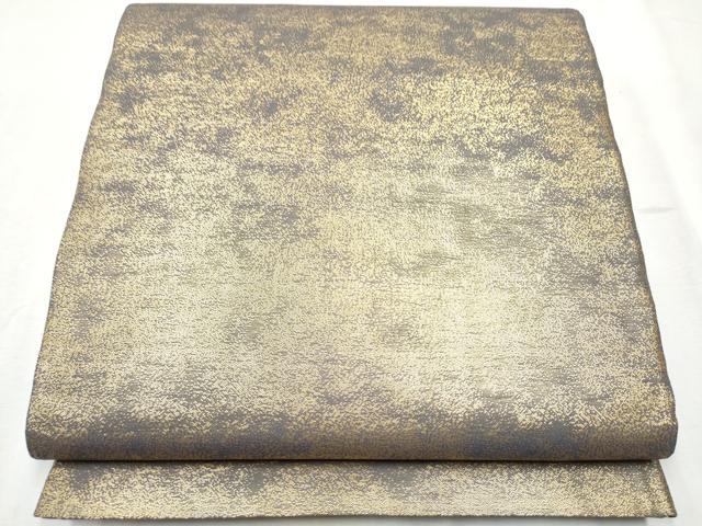 平和屋着物●両面 六通柄袋帯 菱天井枝葉舞桜文 金糸 正絹 逸品 CABB9546hy