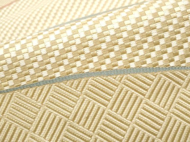 平和屋着物●本場筑前博多織 八寸名古屋帯 霞文 正絹 逸品 CABB9583hy