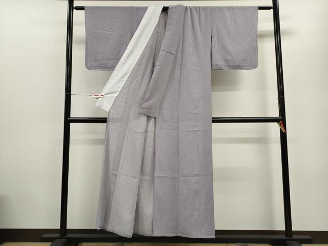 平和屋着物*夏物 江戸小紋 絽縮緬 吉祥文 洗える着物 未使用 CABB9666ze